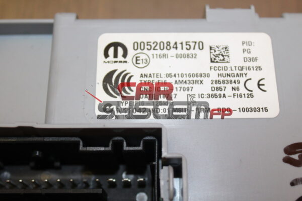 Komfortsteuergerät Fiat 500 / Grande Punto 00520841570