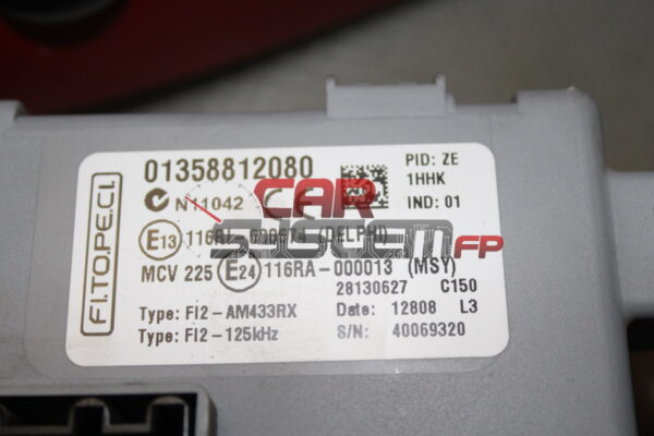 Body computer Fiat Fiorino / Citroen Nemo DELPHI 01358812080