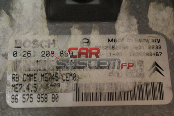 0261208899 9657595880 BOSCH Calculateur moteur CITROEN C4