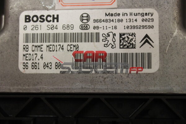 Centralina Motore Citroen C4 Picasso / Peugeot 207-308 BOSCH 0261S04689 9666104380