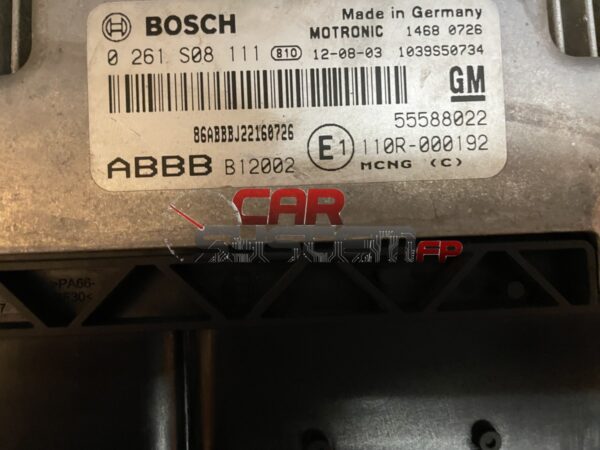 0261S08111 Reparatur Motorsteuergerät Opel Zafira BOSCH