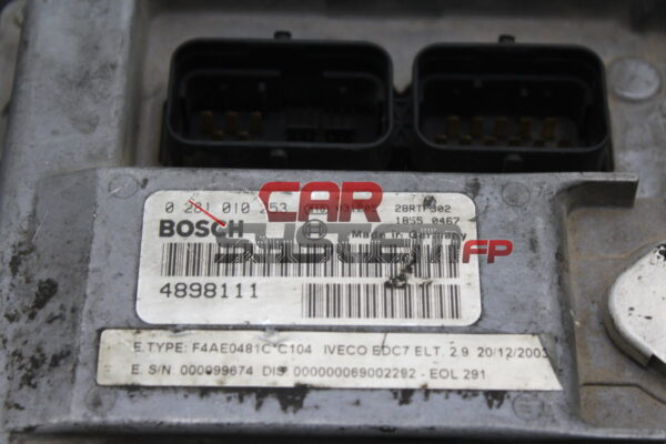Centralita de motor Iveco Eurocargo 2002/03 BOSCH 0281010253
