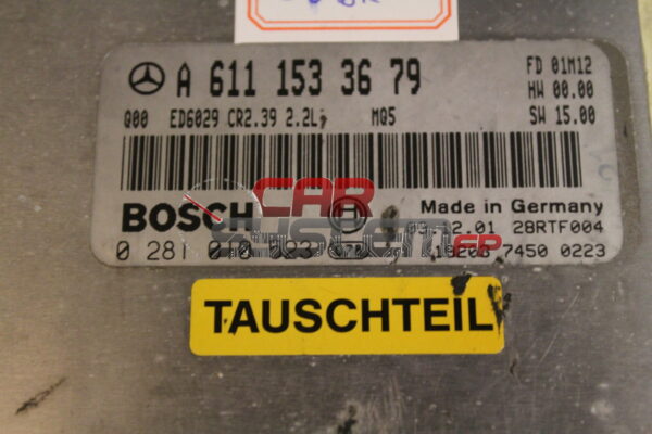 0281010523 BOSCH Centralita de motor EDC15C6 Mercedes Sprinter 2.2 CDI