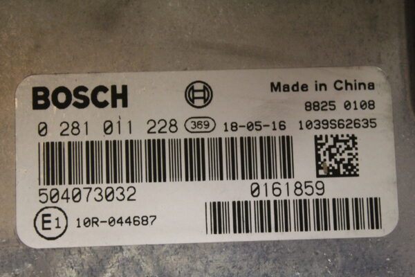 0281011228 BOSCH Motorsteuergerät IVECO DAILY