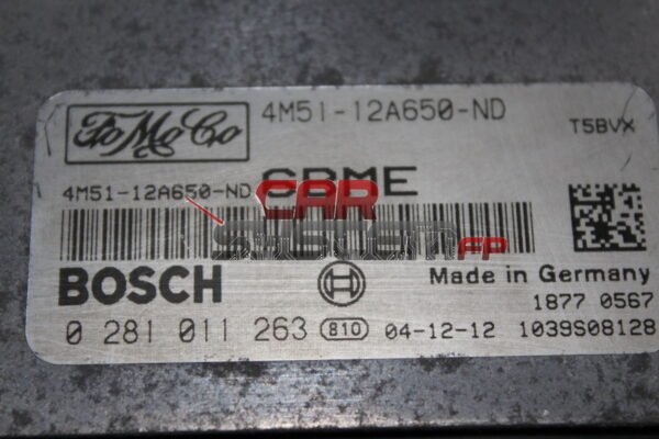 4M51-12A650-ND 0281011263 BOSCH Centralita de motor FORD / MAZDA