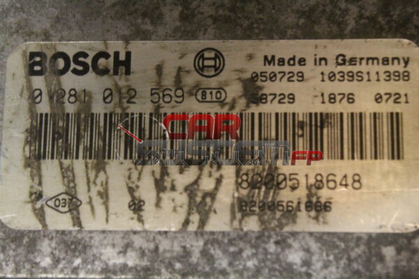 8200518648 0281012569 BOSCH Motorsteuergerät SUZUKI GRAN VITARA