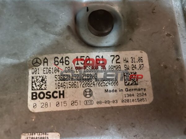 0281015051 A6461506172 Calculateur moteur Mercedes Sprinter