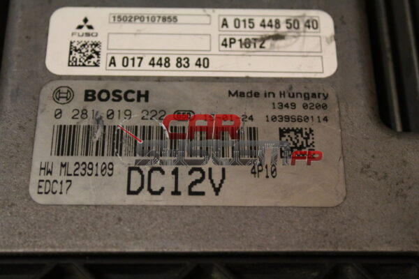 0281019222 A0174488340 BOSCH Centralita de motor MITSUBISHI CANTER FUSO