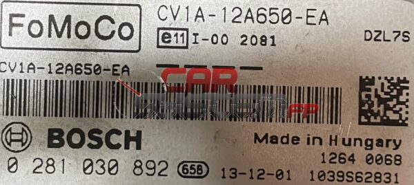 CV1A-12A650-EA 0281030892 Reparación Centralita de motor Ford B-MAX BOSCH