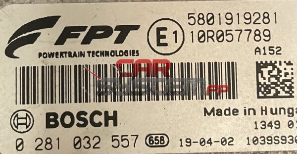5801919281 0281032557 Reparatur Motorsteuergerät Iveco Daily BOSCH
