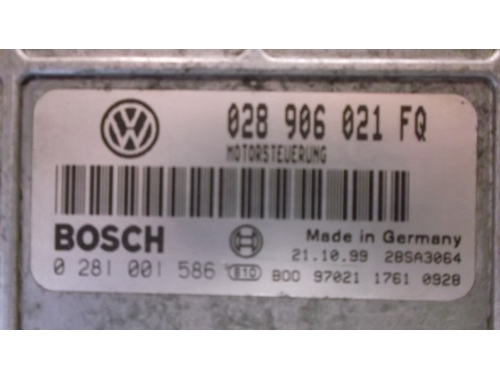 Centralina Motore Volkswagen Golf 3 BOSCH:0281001586