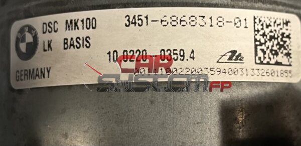 10.0220-0359.4 Reparación ABS BMW MK100 2011 < 2019