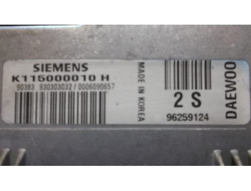 Centralita de motor Daewoo Matiz K115000010H