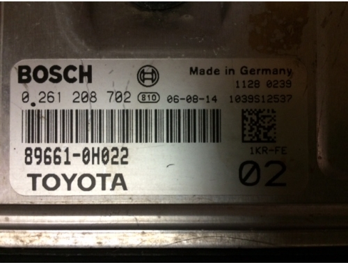 Centralina Motore Toyota Aygo BOSCH:0261208702