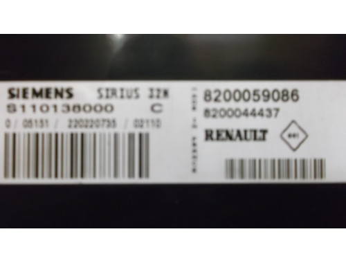 Centralina Motore Renault Clio SIEMENS:S110138000C