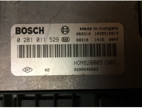 0281011529 BOSCH Centralina Motore RENAULT TRAFIC