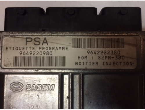 Centralita de motor Citroen C3 SAGEM 9649220980