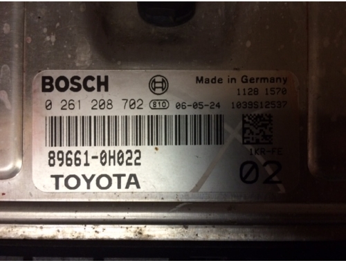 Centralina Motore Toyota Aygo BOSCH:0261208702