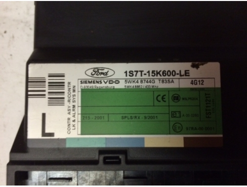 KSG Body computer Ford Focus SIEMENS:VDO:5WK48744G