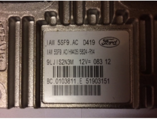 Motorsteuergerät Ford Ka MAGNETI MARELLI:IAW5SF9.AC