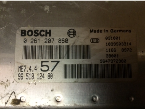 Centralina Motore Citroen C3 BOSCH:0261207860