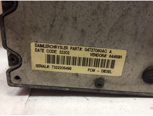 Centralina Scatola Porta Fusibili Chrysler Grand Voyager 04727080AC