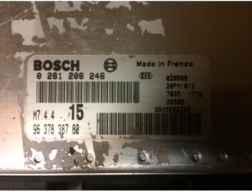 Centralina Motore Peugeot 106 BOSCH:0261206246