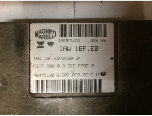 Centralina Motore Fiat 500 MAGNETI MARELLI:IAW16F.E0