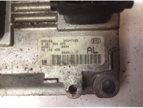 Centralita de motor Opel Agila BOSCH:0261206075