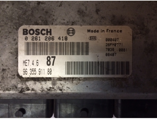 Centralina Motore Peugeot 607 BOSCH:0261206418