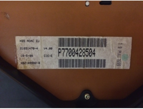 Quadro Strumenti Renault Clio P7700428504