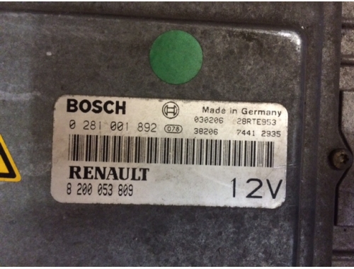 Centralina Motore Renault Mascott BOSCH 0281001892
