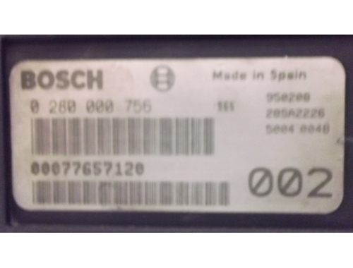 Calculateur moteur Fiat Fiorino BOSCH:0280000756