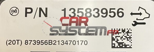 13583956 Riparazione BCM Opel Atra J MK6 VAUXHALL