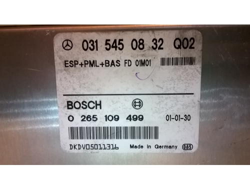 ABS-Steuergerät Mercedes Klasse und BOSCH:0265109499