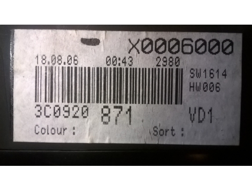 Cuadro de instrumentos Volkswagen Passat 3C0920871