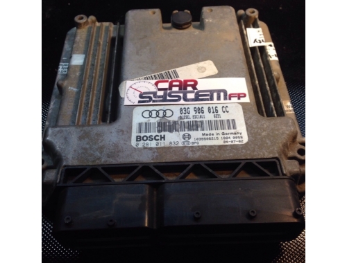 Centralita de motor Audi A3/A4 Bosch 0281011832 - 03G 906 016 CC - Reparación varias Traspaso de códigos