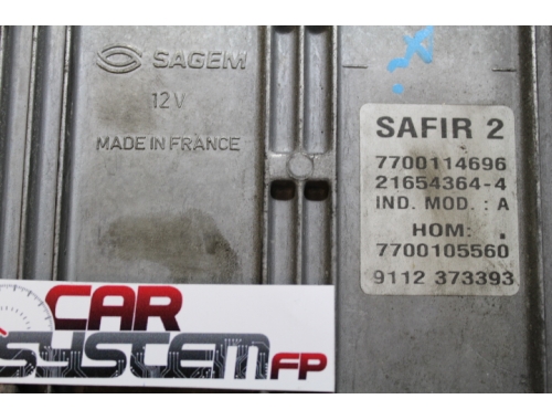 Renault Clio/Twingo SAFIR 2 : 7700114696 - Reparatur verschiedene Codierung Komplette Decodierung Jungfräulich-Machen (Virginisierung) SAFIR