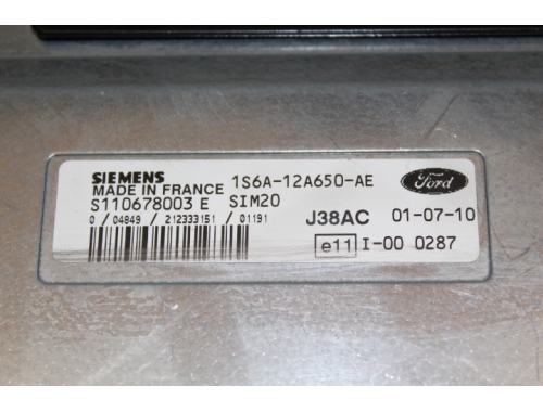 Centralina Motore Ford Fiesta SIEMENS:S110678003E