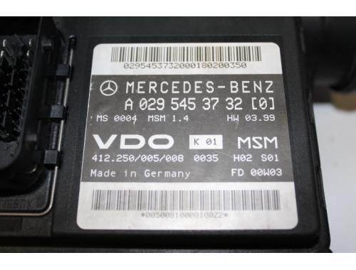 Centralina Motore Debimetro Mercedes Classe A A0295453732