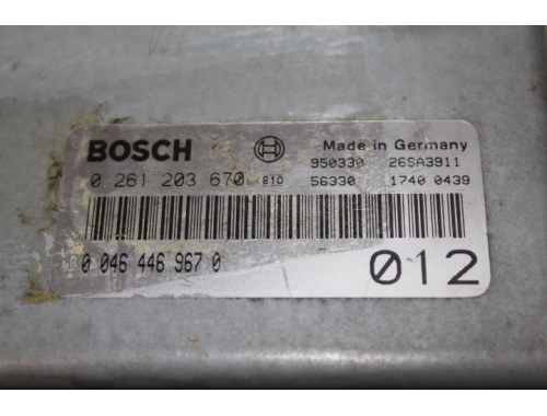 Centralita de motor Lancia K BOSCH:0261203670