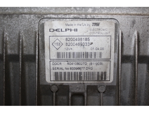 Centralina Motore Renault Clio DELPHI:8200498185