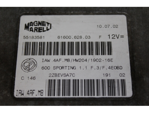 Centralina Motore Fiat 600 Sporting MAGNETI MARELLI:55183581