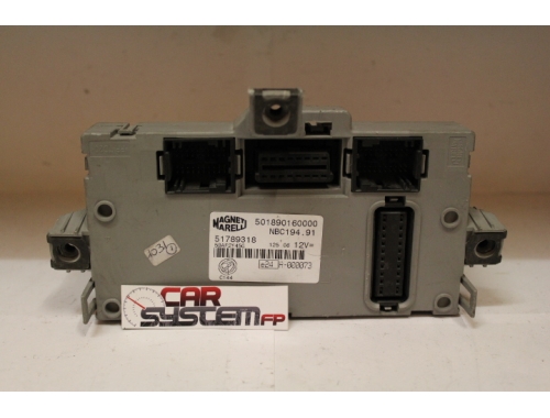 Body Computer Fiat Croma 51789318 - Riparazioni Varie Passaggio Codici Lettura Pin Code Scrittura Chip Trasponder MAGNETI MARELLI:501890160000