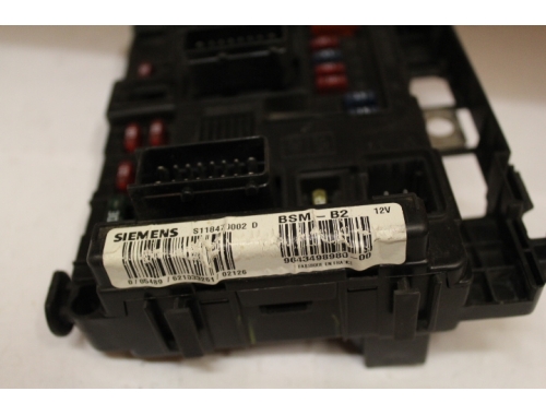 Centralita BSM Caja de fusibles Citroen C2 / C3 SIEMENS:S118470002