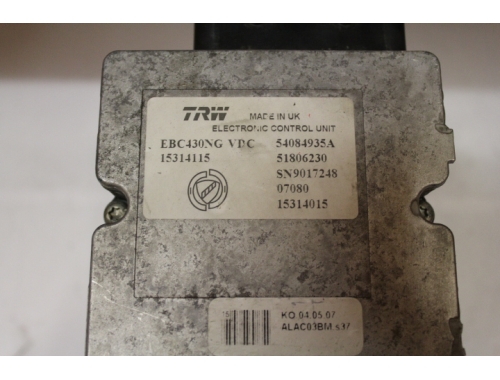 ABS Lancia Ypsilon / Fiat Croma / Saab 9 3 TRW EBC430NG VDC 15314115 54084935A 51806230 SN9017248 15314015 67070726
