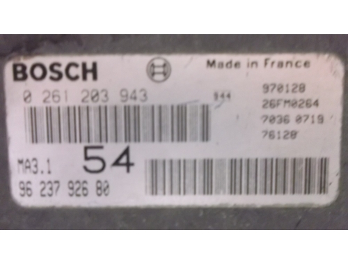 Centralina Motore Peugeot 106 BOSCH:0261203943