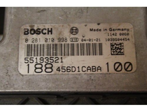 Centralina Motore Fiat Grande Punto BOSCH:0281010998