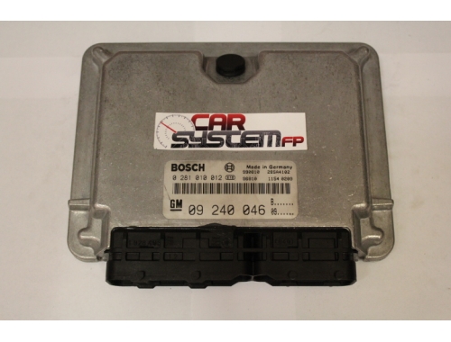 Centralita de motor Opel Zafira 2.0 DTi - BOSCH 0281010012 - Reparación varias Traspaso de códigos Virginización BOSCH:0281010012