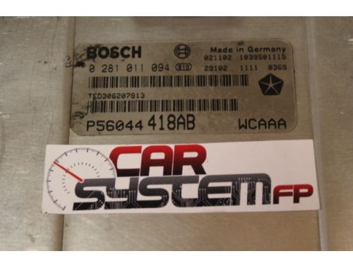 Centralina Motore Jeep Grand Cherokee 2.7 CRDi - BOSCH 0281011094 - Passaggio Codici Riparazioni varie BOSCH:0281011094